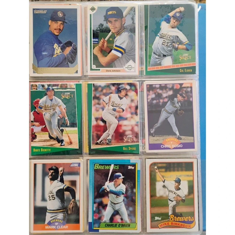 90's Baseball Card Lot 300+ Topps DonRuss Score Select Jose Conseco And More